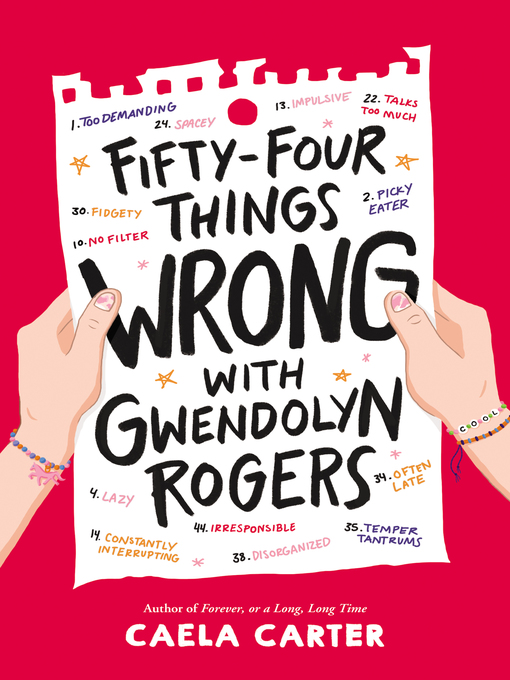 Title details for Fifty-Four Things Wrong with Gwendolyn Rogers by Caela Carter - Available
